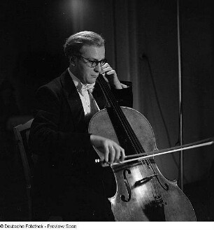 Porträt Clemens Dillner (1925-1995; 1. Konzertmeister Staatskapelle Dresden)
