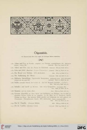 Ölgemälde (Nr. 1180 - 1402)