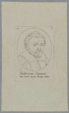 Bildnis des Ludovicus Caracci