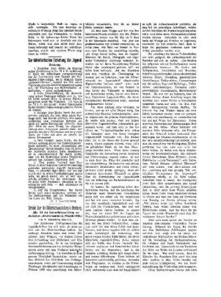 Zur künstlerischen Erziehung der Jugend