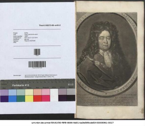 Der getröstete Israel Gottes : zum rühmlichen Andencken Des ... Herrn Johann Jost Hartmann Fischers, Fürstl. Sächß. Gothaischen hochbetrauten Geheimden Rath und Cantzlars zum Friedenstein, Als Derselbe in des Heil. Röm. Reichs-Stadt Franckfurt am Mayn d. 8. April. Anno 1701. in seinem Erlöser seelig entschlaffen, und dessen entseelter Leichnam daselbst in der Barfüsser Kirchen den 10. gedachten Monats beygesetzet worden, Hernach in Fürstl. Gnädigster Herrschafft hoher Gegenwart und Volckreicher Versammlung am Sonntag Rogate, war der 1. Maji obgemeldten Jahrs in der Stadt-Kirchen zu St. Margarethen allhiero in einer Gedächtnis-Predigt aus des Geistreichen Propheten Jeremiæ XXXI. Cap. v. 2. 3. einfältig vorgestellet