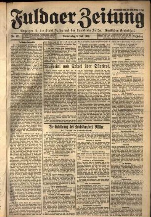 Ausgabe vom Donnerstag, den 05. Juli 1928.