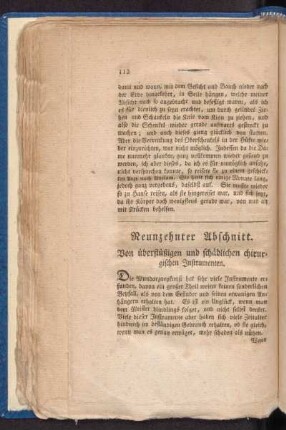 Neunzehter Abschnitt. Von überflüßigen und schädlichen chirurgischen Instrumenten
