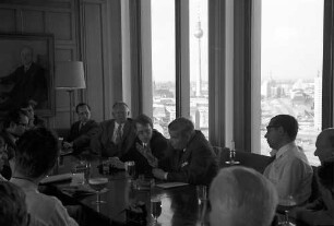 Berlin: Pressekonferenz im Club des Axel Springer-Hauses