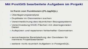 PostGIS in real action