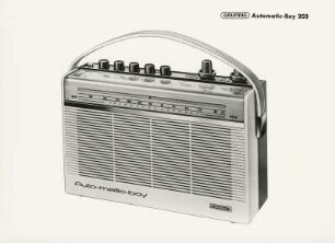 Kofferradio "Automatic-Boy 203" der Grundig-Radio-Werke