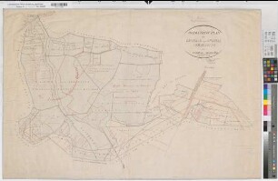 Ottmarsbocholt (Senden) - Ascheberg (Ascheberg), Rinkerode (Drensteinfurt) - Amelsbüren (Münster), Venne (Senden), Vermessung und Teilung der Davert, Operationsplan Sektion XII Ingmanns Holz