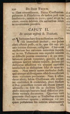 130-150, Articulus I. An in Divinis sint tres Personae?