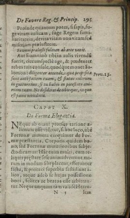 Caput X. De Formæ Elegantiæ.