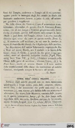 6: Tombe dell'antica Trabine