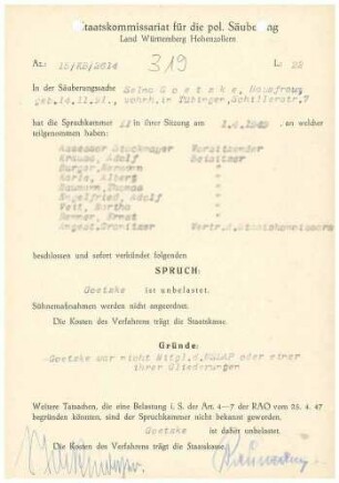 Goetzke, Selma
