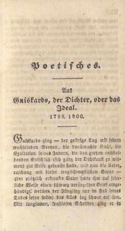 Poetisches