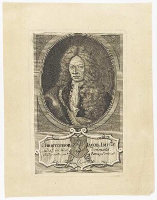Bildnis des Christophorus Jacobus Imhof