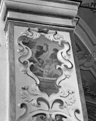 Alttestamentarische Szenen — Joseph wird in den Brunnen hinabgelassen