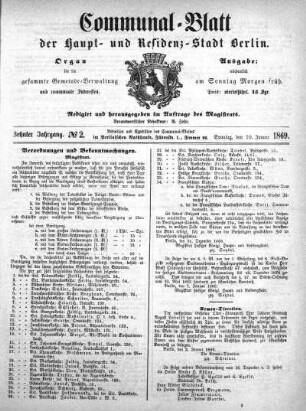 1869,2: No. 2, 10. Januar 1869