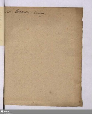Nr. 29-33. Mereau, Soph. in Camburg