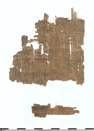 Euripides, Bakchai 198–206, 226–235, 1046–1049, 1053–1054, 1081–1083 und 6 unbekannte Zeilen