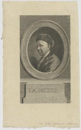 Bildnis des I. A. Hiller