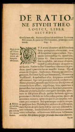 De Ratione Studii Theologici, Liber Secundus.
