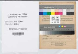 Entnazifizierung Friedrich Strehlow, geb. 23.12.1896 (Geraetewart)