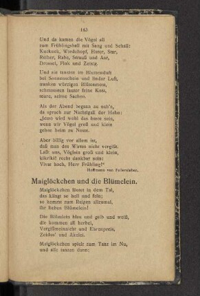 Maiglöckchen und die Blümelein.