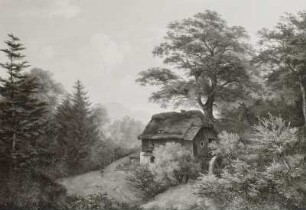 Landschaft mit Wassermühle