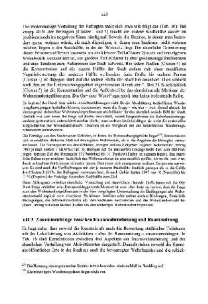 VII.3 Zusammenhänge zwischen Raumwahrnehmung und Raumnutzung