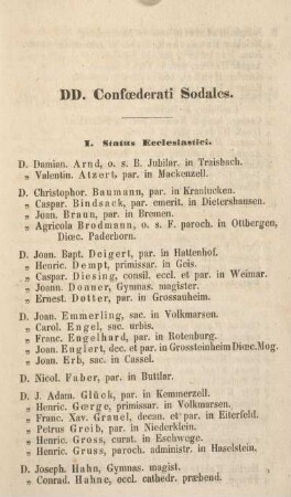 DD. confœderati sodales.