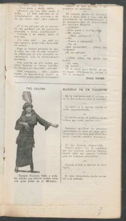 Máximas de un valiente