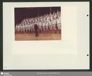 Der Bergsteigerchor mit seinem Chef Werner Matschke