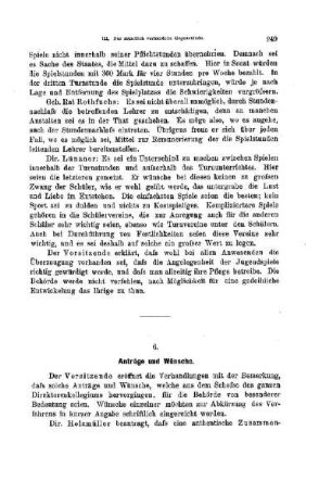 Anträge und Wünsche : [Ohne vorherige schriftliche Berichterstattung verhandelte Gegenstände]