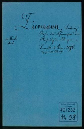 Ziermann, Ludwig * 16.8.1874