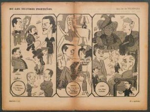 De los teatros Porteños [Dibujos] : Apuntes de Villanueva