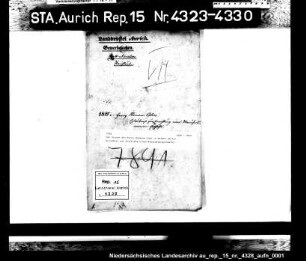 Das Gesuch des Harry Heymann Cohn in Norden um die Erlaubnis zur Eröffnung eines Manufakturgeschäfts