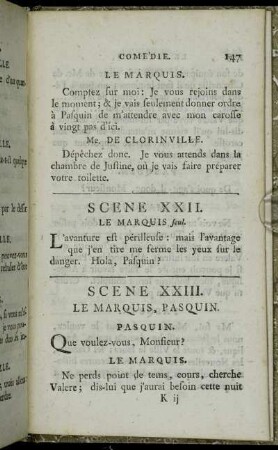 Scene XXIII. Le Marquis, Pasquin