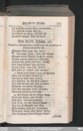 Der XCVI. Psalm. 96.