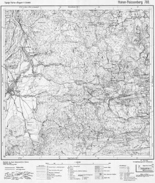 780 Hohen-Peissenberg Topographische Karte von Bayern 1:25.000 [Positionsblätter]