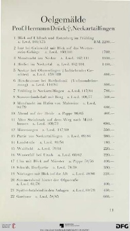 Ölgemälde (Nr. 1-220)