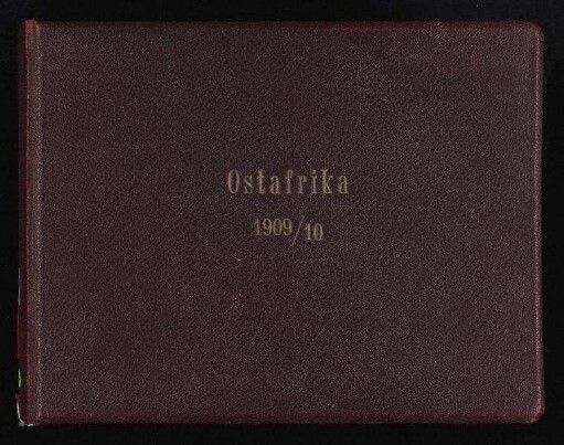Ostafrika 1909/1910