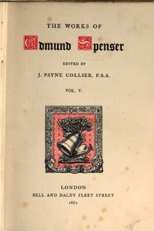 The Works of Edmund Spenser. 5