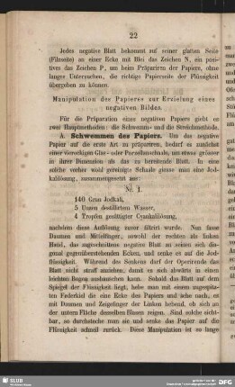 A. Schwemmen des Papiers