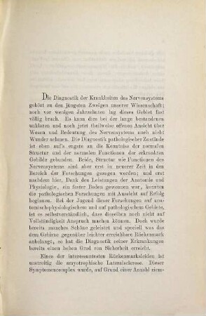 Ein Fall von amyotrophischer Lateralsclerose : Inaugural-Dissertation