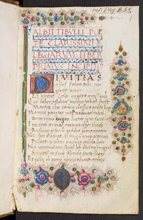 Carminum libri III