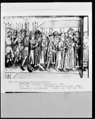 Chronik des Konstanzer Konzils — Der Weihnachtsgottesdienst, Folio 19verso