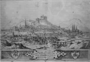 Hessische Chronika — Ansicht von Marburg