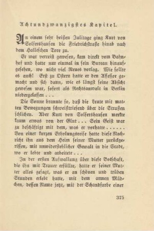 Achtundzwanzigstes Kapitel