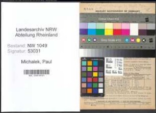 Entnazifizierung Paul Michalek , geb. 25.12.1889 (Lehrer)