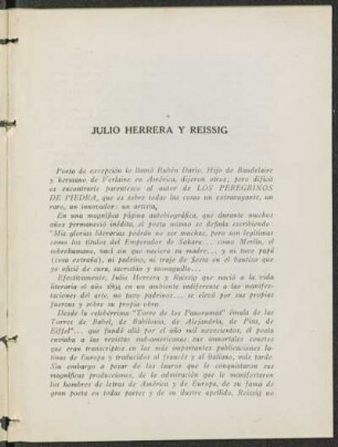 Julio Herrera y Reissig