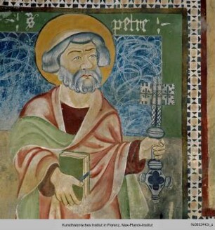 Christus Pantokrator mit den Heiligen Petrus und Paulus