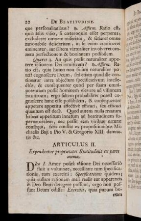 22-28, Articulus II